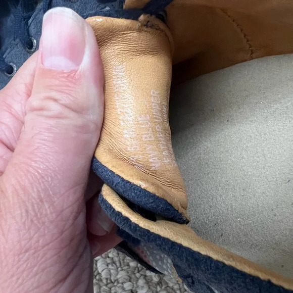 Warmbat slip on sneakers shoes size  5.5 blue - Picture 7 of 7